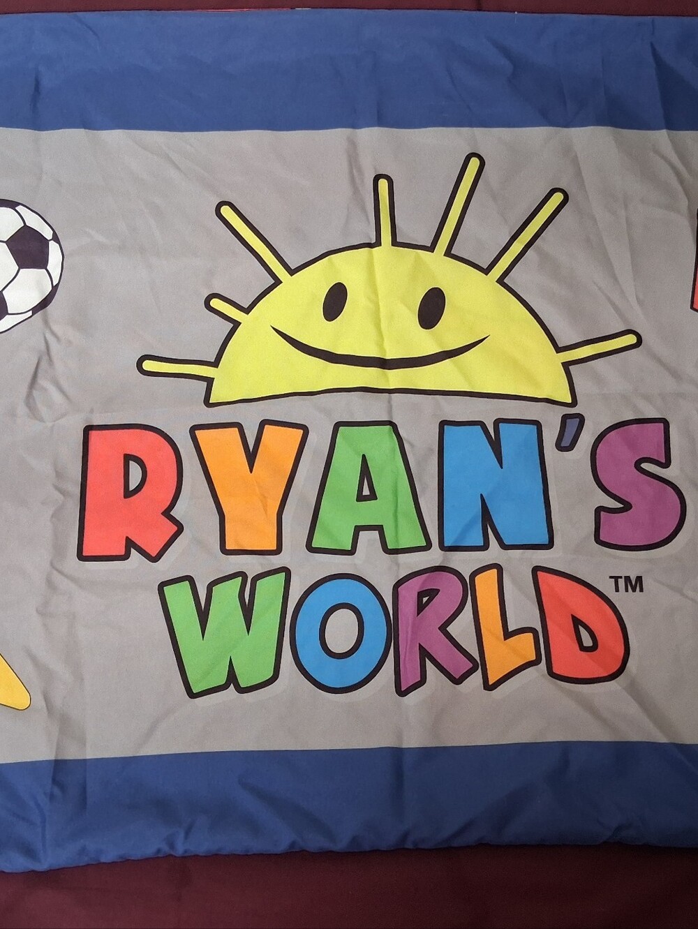 Ryan's World Standard Size Pillowcase.